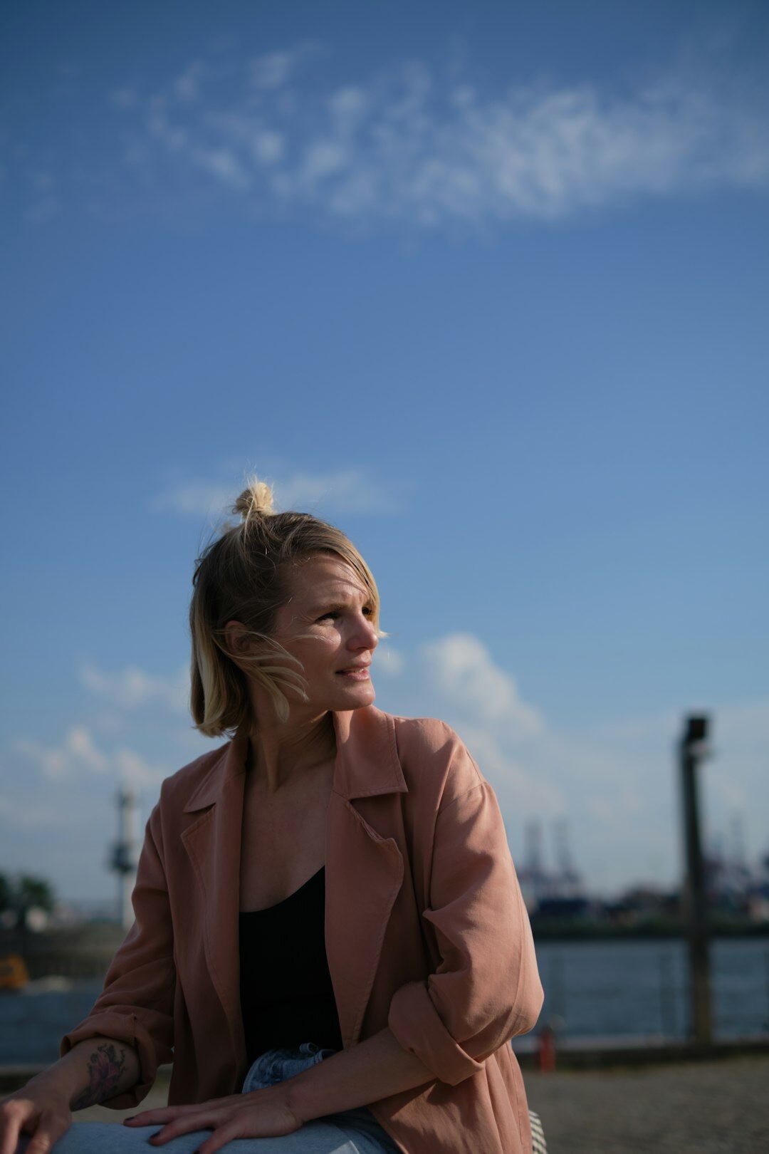 Portrait of a Danish female journalist