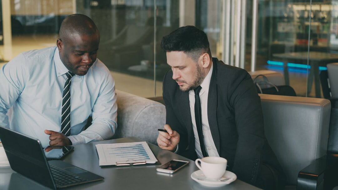 financial advisor discussing plans